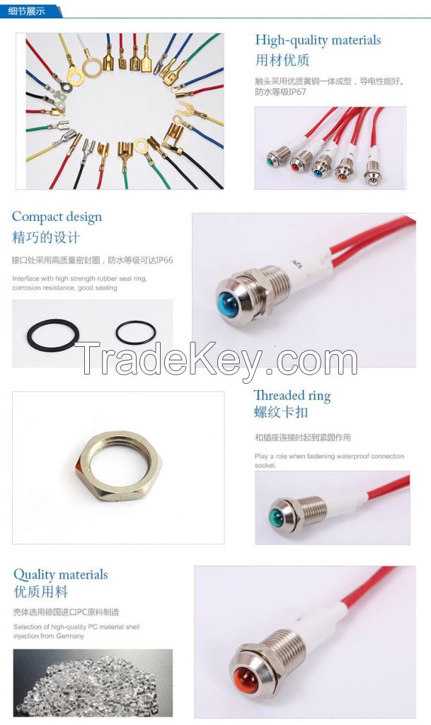 indicator light , signal lamp , indicator lamp , signal light, pilot lamp.pilot light