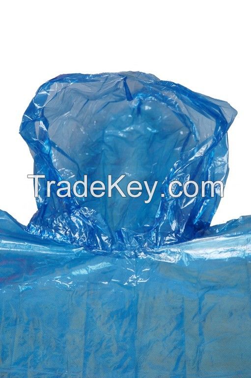 R-1037 BLUE PE DISPOSABLE RAIN WATERPROOF PONCHO