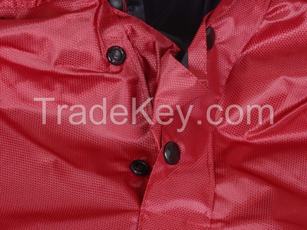 R-1020A-PL-3 RED POLYESTER MOTORCYCLE RAIN GEAR