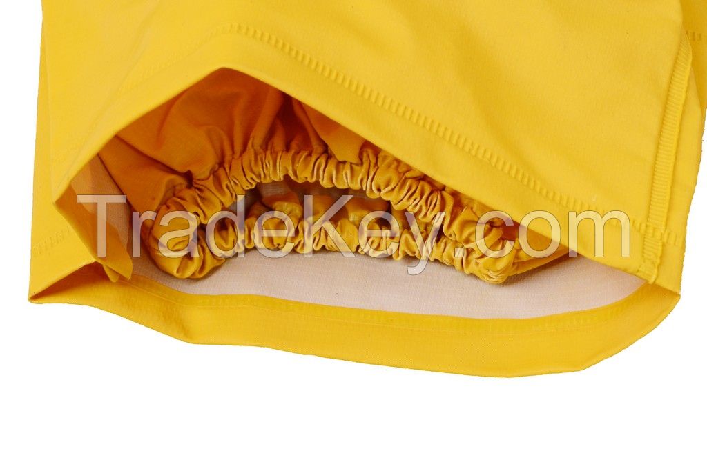 R-1045-1 YELLOW PVC POLYESTER PVC RAIN SUIT