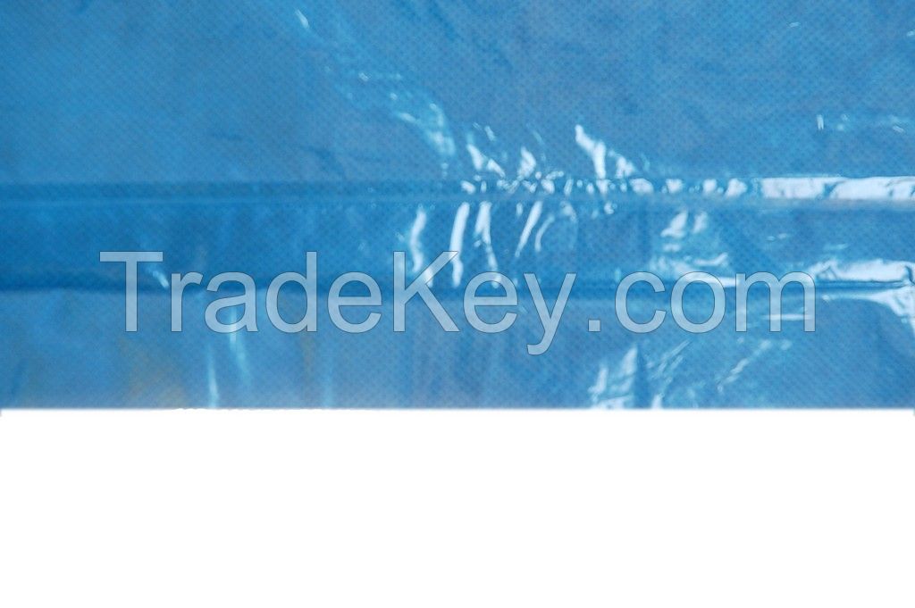 R-1037 BLUE PE DISPOSABLE RAIN WATERPROOF PONCHO