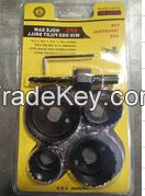 6pc hole saw set