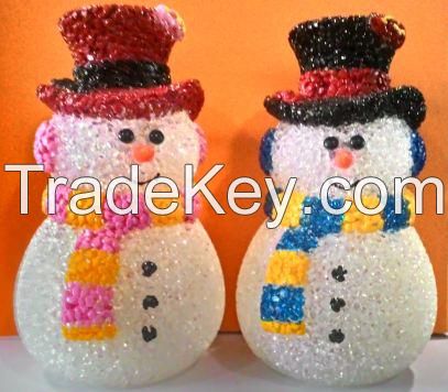 EVA&amp;amp;amp;LED Christmas decorative lights, Valentine Snowman with Button-cell, xmas lights