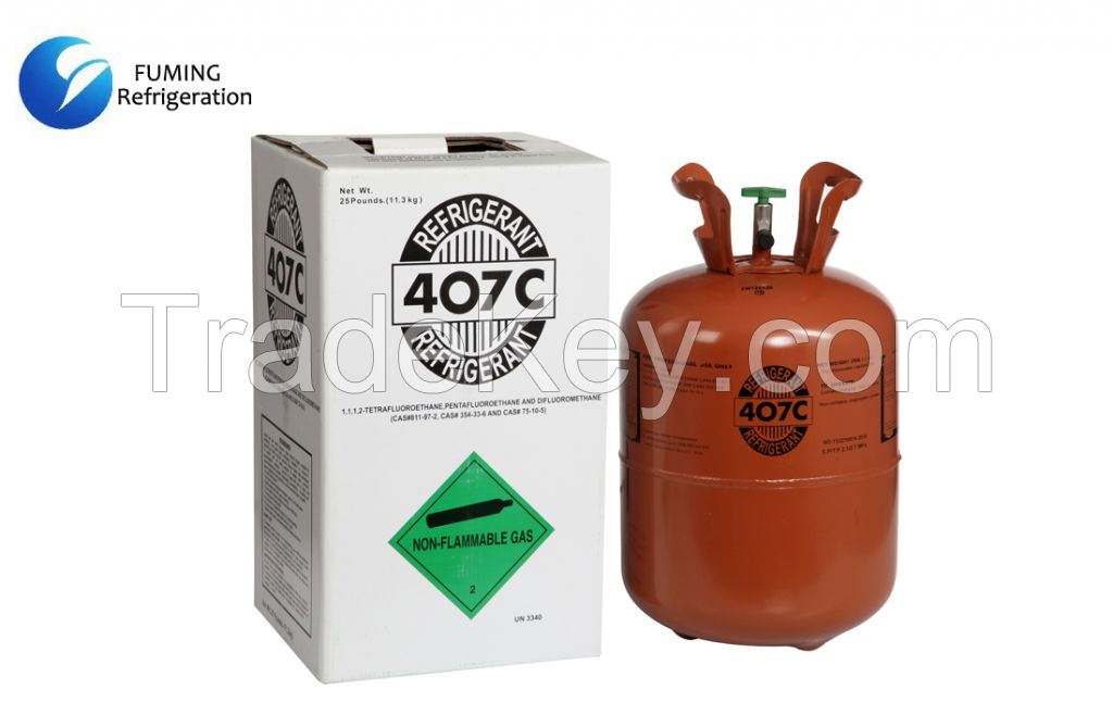 Refrigerant gas R407c