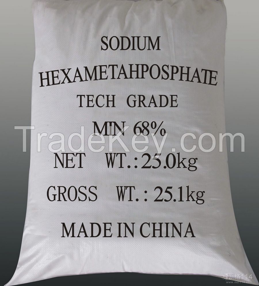 SHMP Sodium Hexametaphosphate 68% 