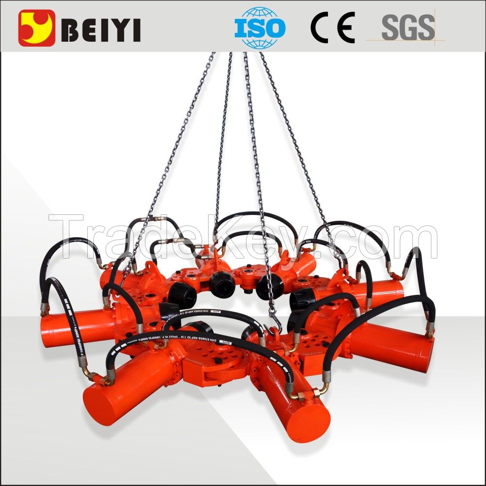 BEIYI Excavator Spare Parts Concrete Hydraulic Pile Breaker