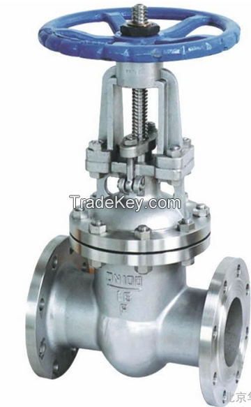 Rising stem metal seat gate valve