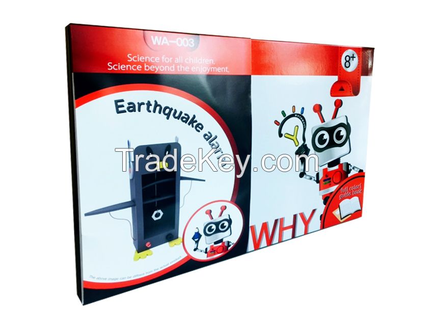 science kits educational toys earhquake alarm