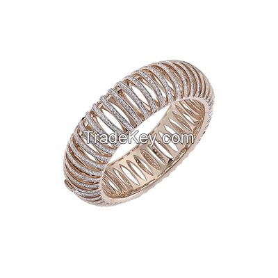 Inthorn Gold Diamond Bangle