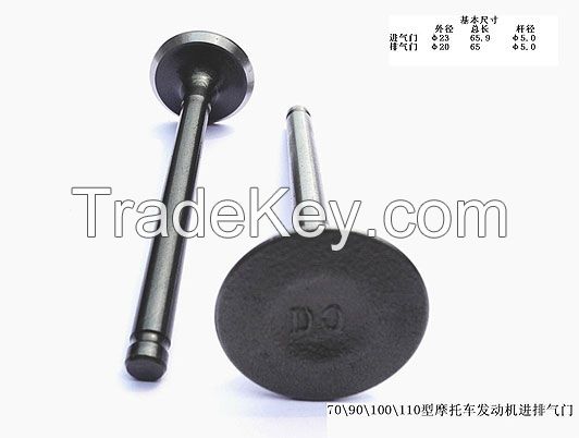 Japan's 70.90.100.110 Motorcycle Engine Intake and Exhaust Valves for Honda