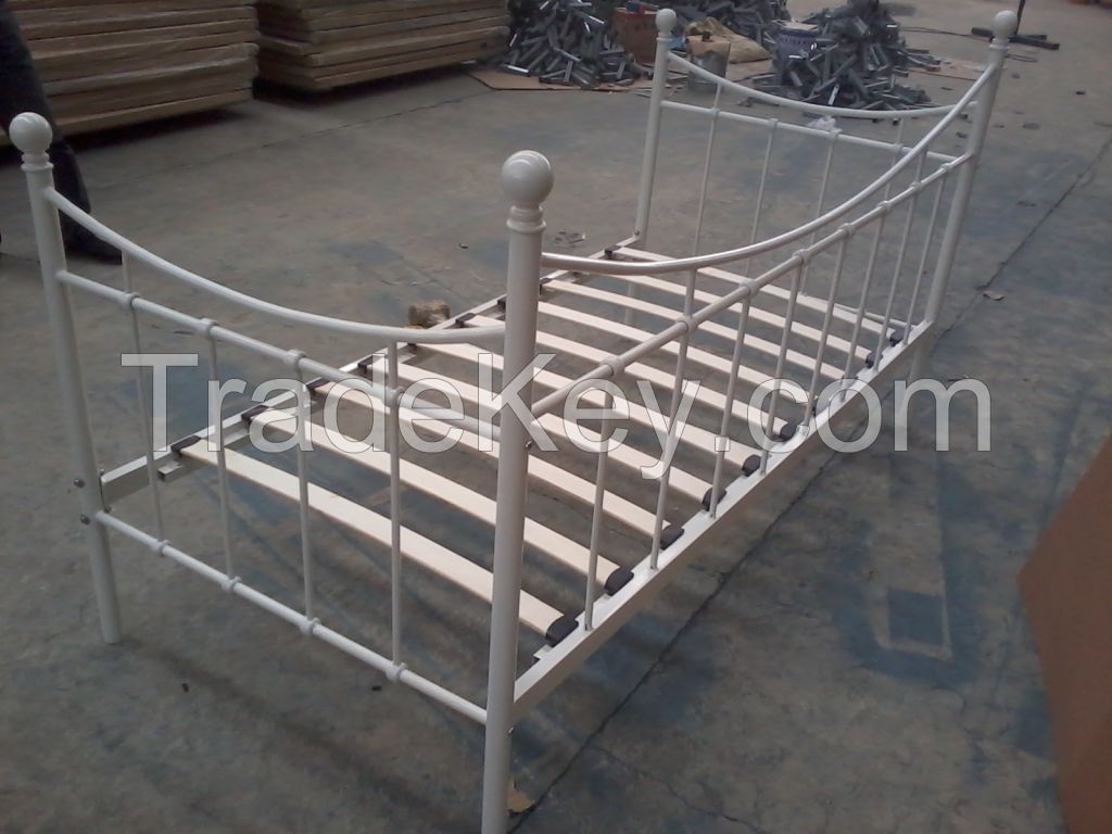 Metal single bed/ Europe metal bed/Fashion single bed