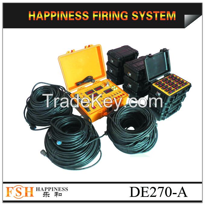Waterproof case, 270 channels fireworks firing system, sequential fire fireworks firing system, fireworks machine