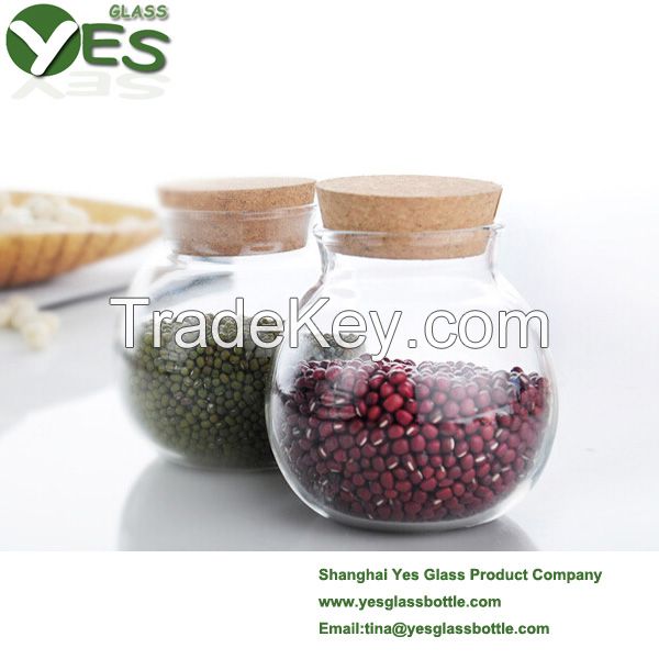 Round Sealing Storage Glass Jar