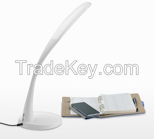 Flexible goose neck touch LED desk lights, eye-protection book lights