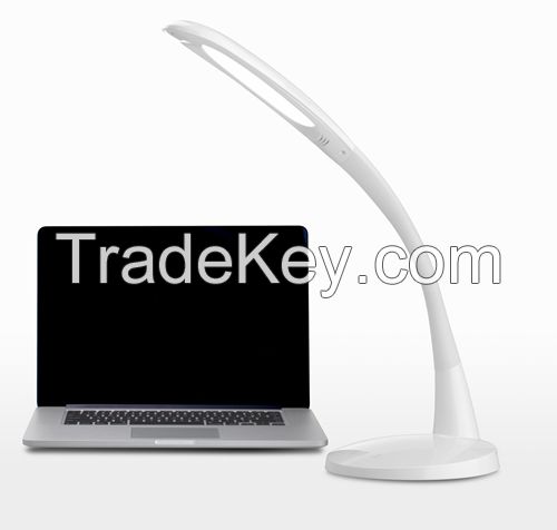 Flexible goose neck touch LED desk lights, eye-protection book lights