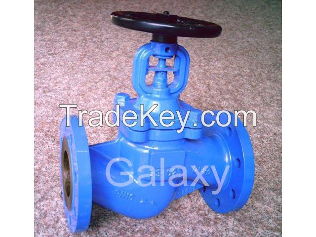 Bellow sealed globe valve, zero stem leakage