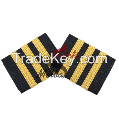 Pilot Epaulets 4 Stripe Bars