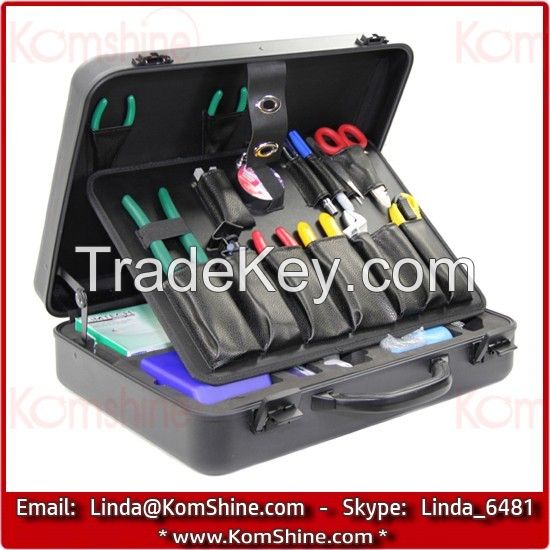 Komshine KFS-35 Universal Fiber Optic Tool Kit Used for FTTH, Splicing, Cleaning, Termination