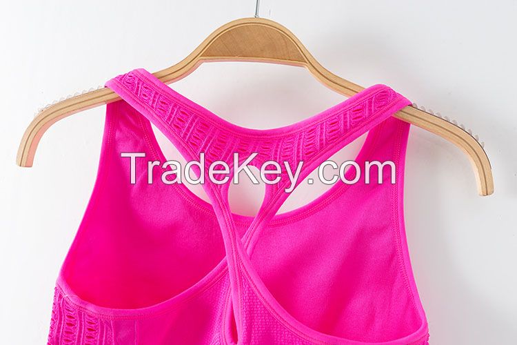 Cheap Wholesale Ladies Active Fitness Vest Tank Top Yoga Wear