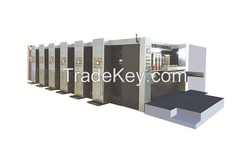 High speed flexo printing machine