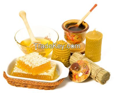 sunflower honey, polyflora honey