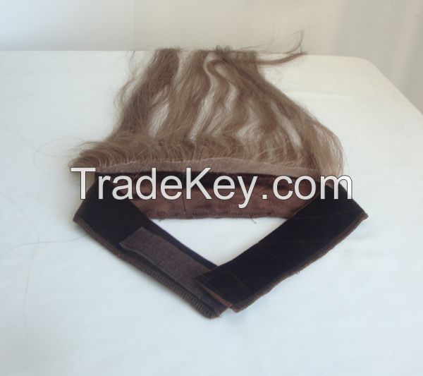 Jewish Wig Grips With Hair 