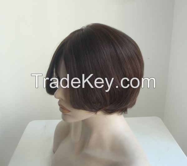 Promotional Short Hair European Hair Kosher Wigs For Sale 