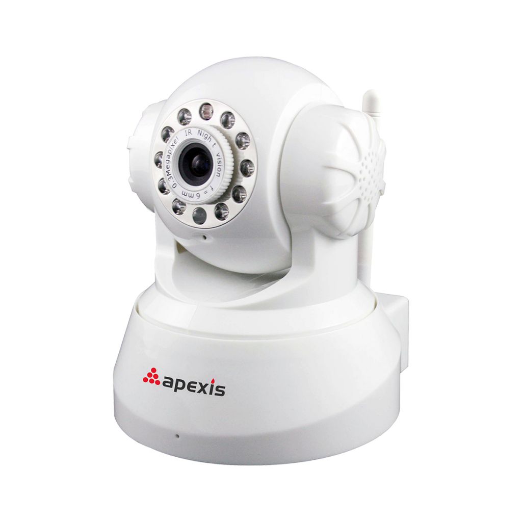 Wireless pan/tilt survillance network IP camera with 2-way audio