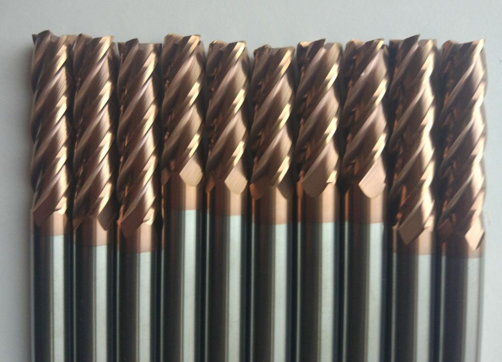 HRC55 Solid Carbidde Endmill for Metal, Steel, Stainless Steel，Cast Iron cutting