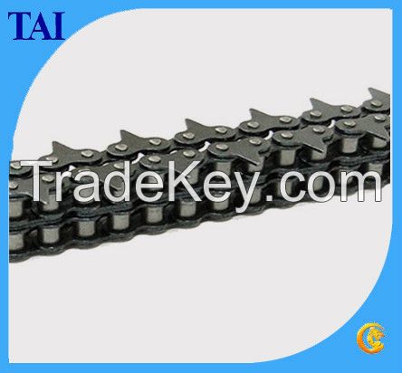 Sharp Top Lumber Conveyor Chain with Attachments