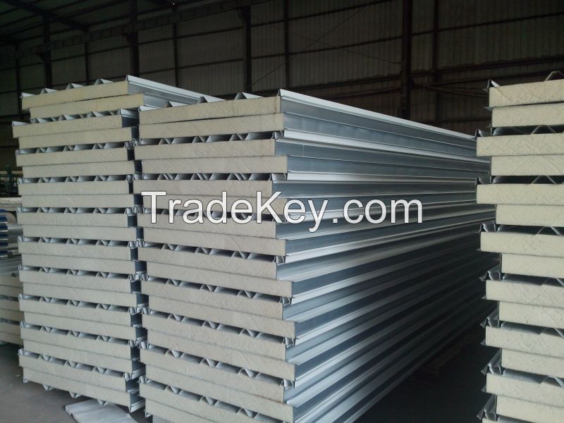 PU Sandwich panel prefab house Sandwich panel roof panel wall panel