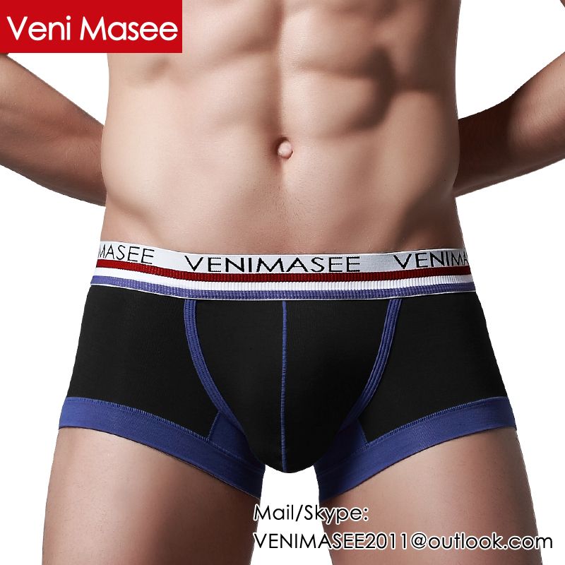 Wholesale Hot Sale High Quality Brand Veni Masee Fashion Modal Boxer Shorts OEM/ODM China Men Underwear Factory