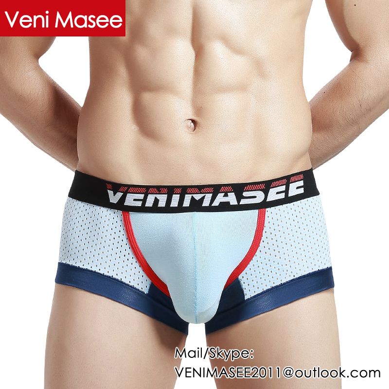 Hot Sale High Quality Brand Men Underwear Veni Masee Fashion Sexy Cheap Modal Boxer Shorts OEM/ODM China Manufacturer