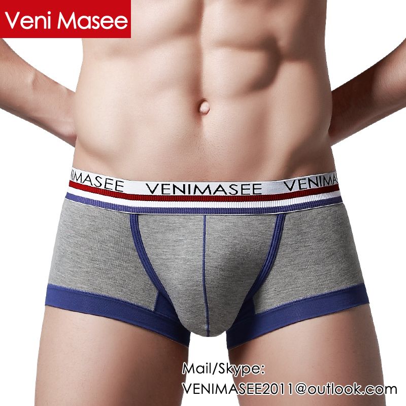 Wholesale Hot Sale High Quality Brand Veni Masee Fashion Modal Boxer Shorts OEM/ODM China Men Underwear Factory