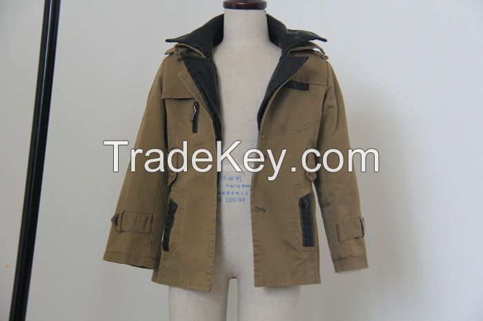 Boy Coat Children Jacket Casual Style Lapel