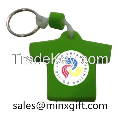 2015 promotional custom shaped metal rotating keychain