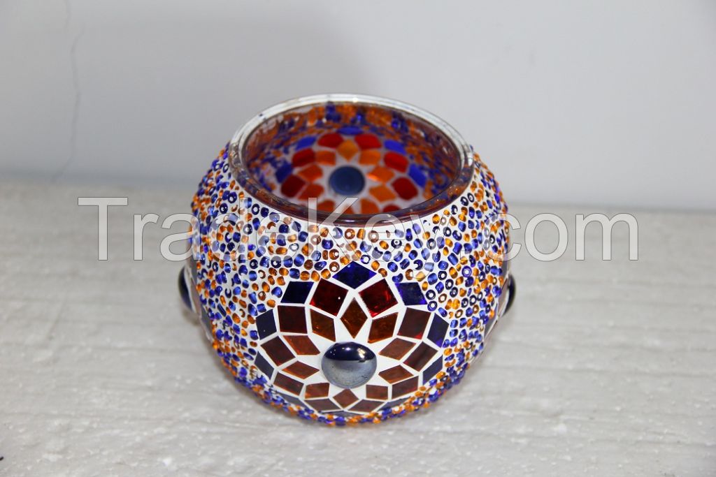 mosaic candle holder , lamps of mosaic of turkey.marriage decoration