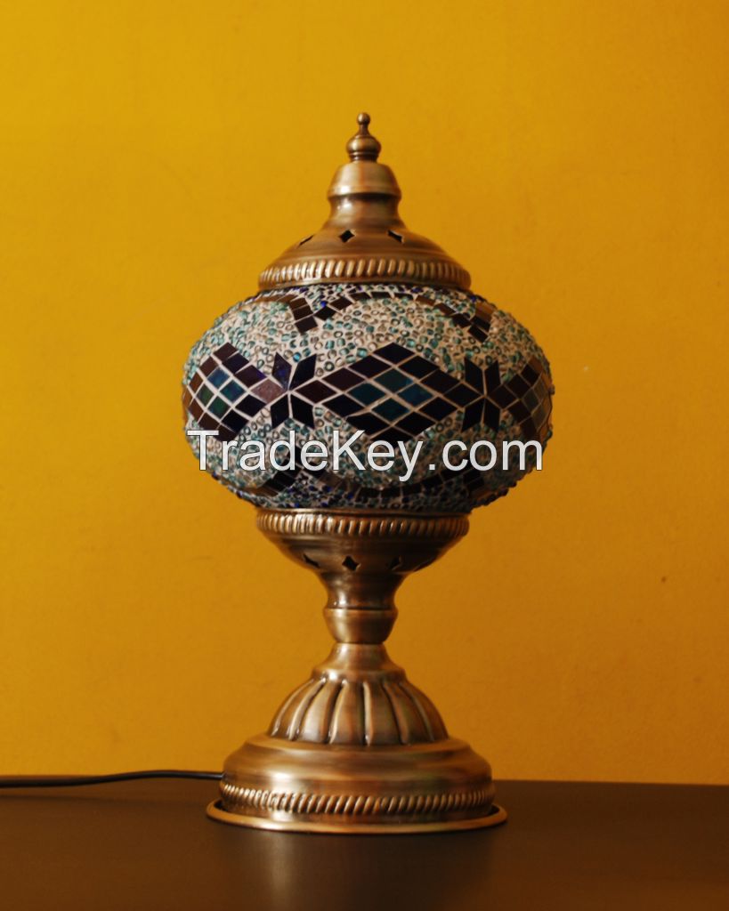 Turkish handmade mosaic candle holder, mosaic candle holder, turkish l