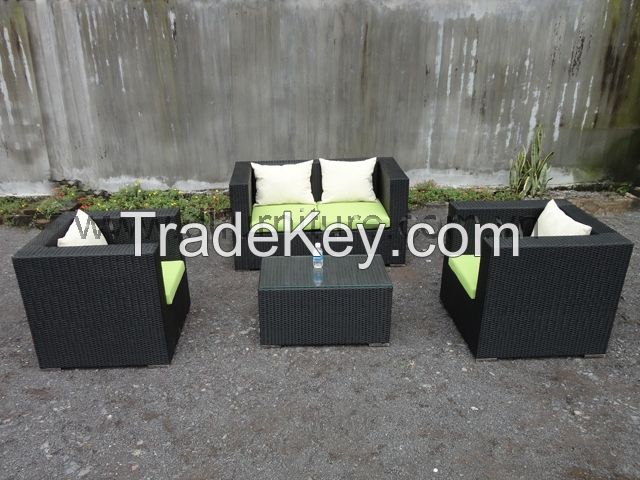 Poly rattan furniture