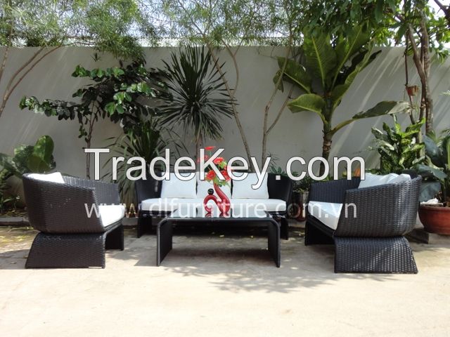 Outdoor wicker furniture