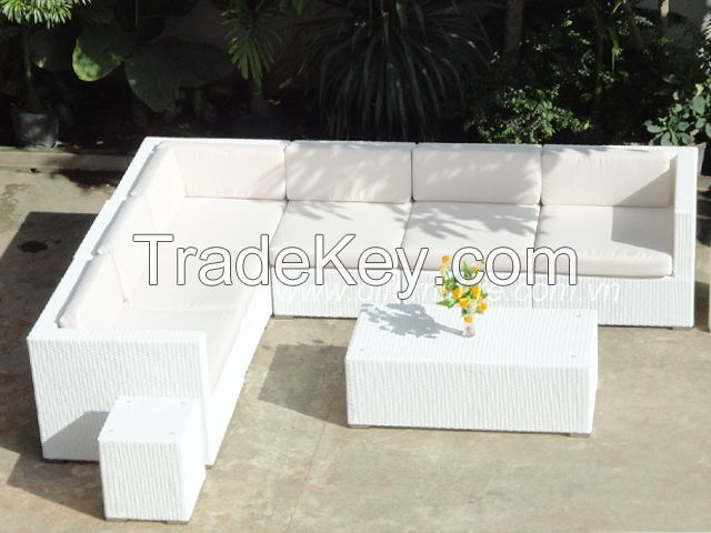 Poly rattan furniture