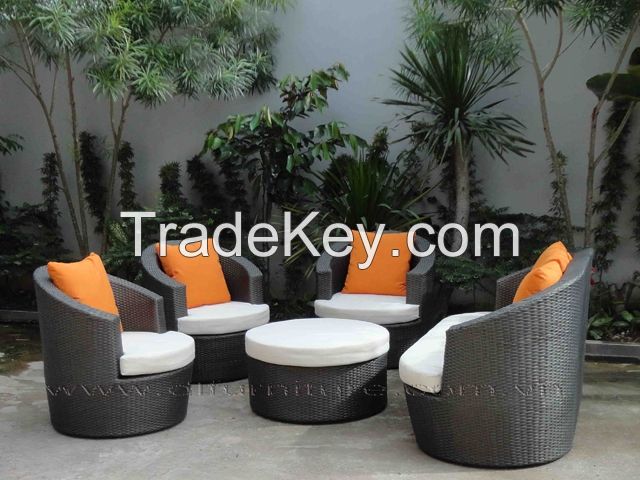 Wicker poly rattan furniture