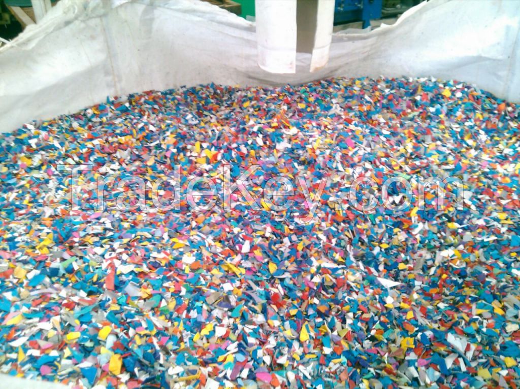 HDPE multicolor flakes