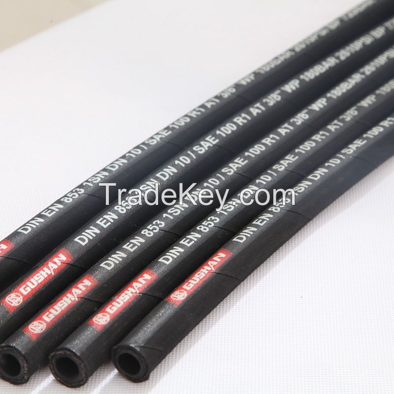 Gushan R1at/1sn/R2at/2sn High Pressure Rubber Hydraulic Hose