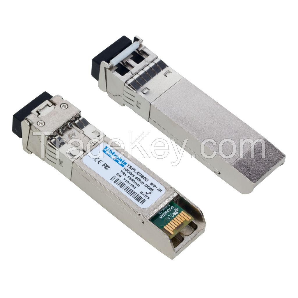 TIBTRONIX sfp+ optical transceiver module 10g 80km sm lc