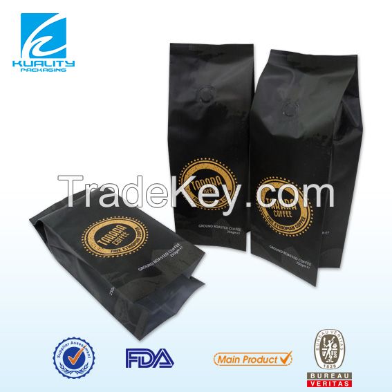 hot new products for 2015 stand up coffee bag with valve wholesale