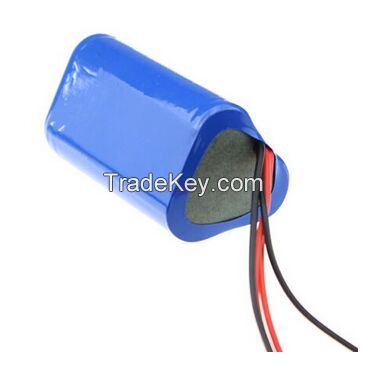 3S1P 11.1v 2600mah rechargeable 18650 battery pack