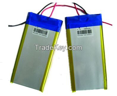 3.7V 2Ah polymer lithium battery