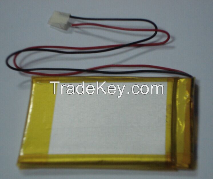 3.7V 700mAh 383456 lithium battery