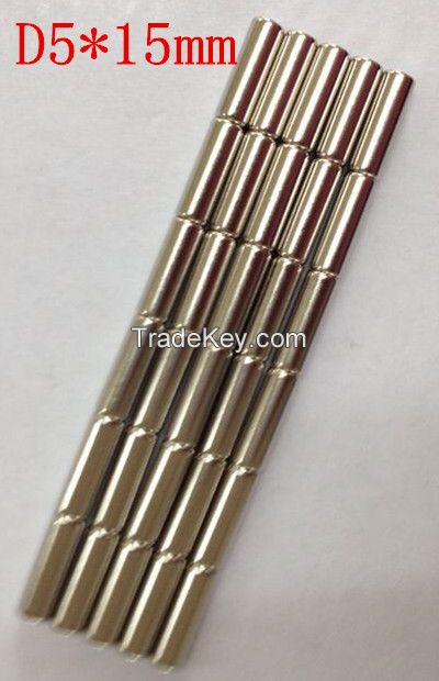 Sintered Ndfeb Neodymium Strong Permanent Rare Earth Magnets bars with strong power
